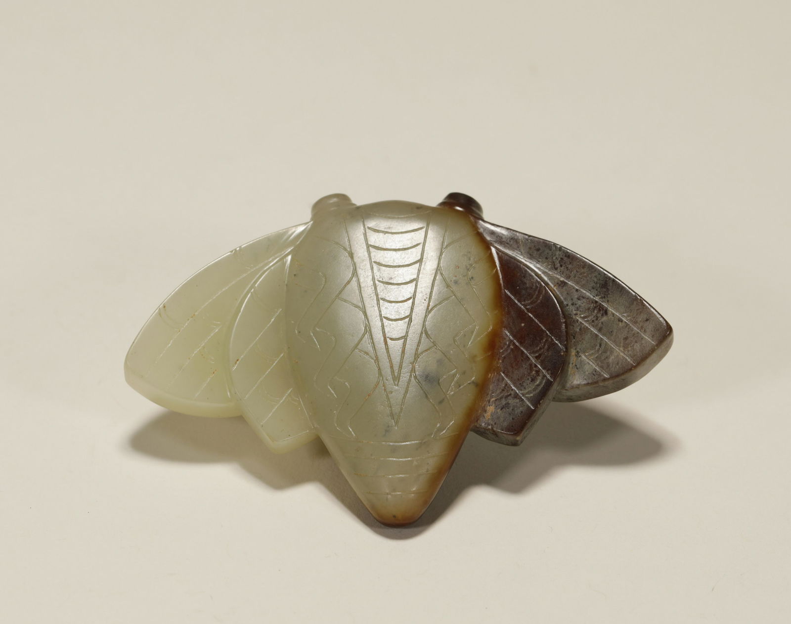 A Chinese Han Dynasty Jade Butterfly (1 of 6)