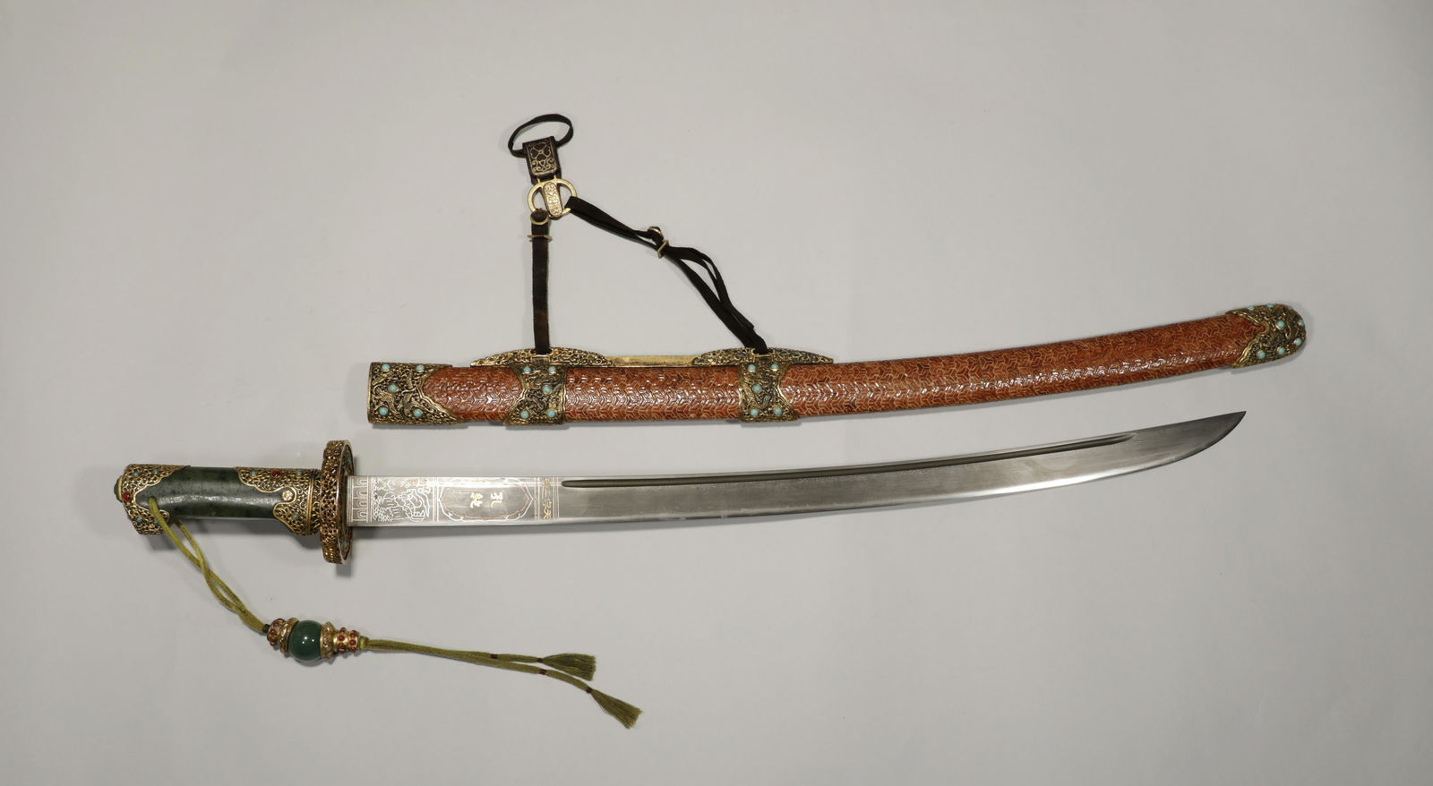 A Chinese Knife Marked Qian Long (1 of 7)