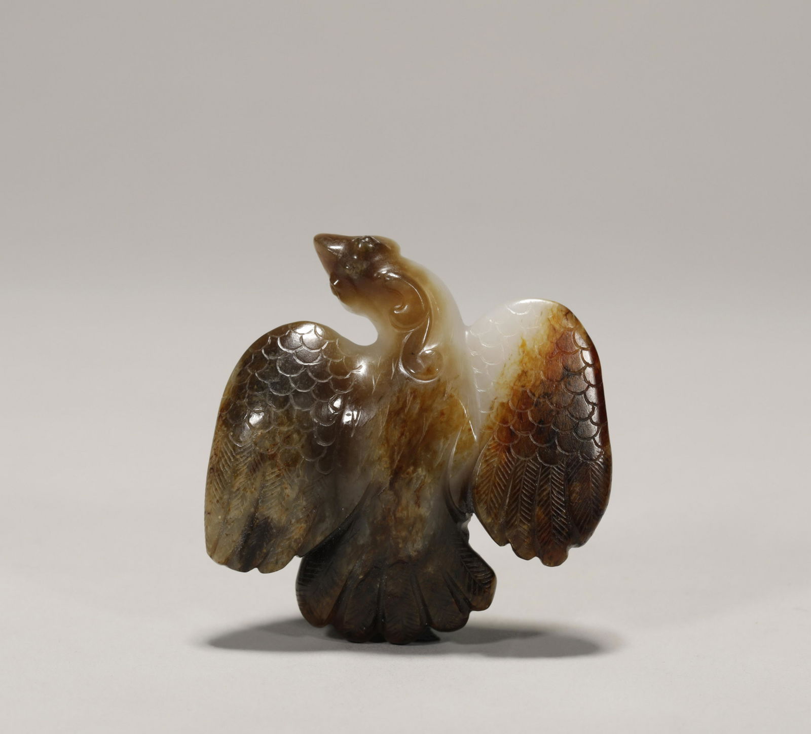 A Chinese Han Dynasty Jade Bird Decoration (1 of 7)