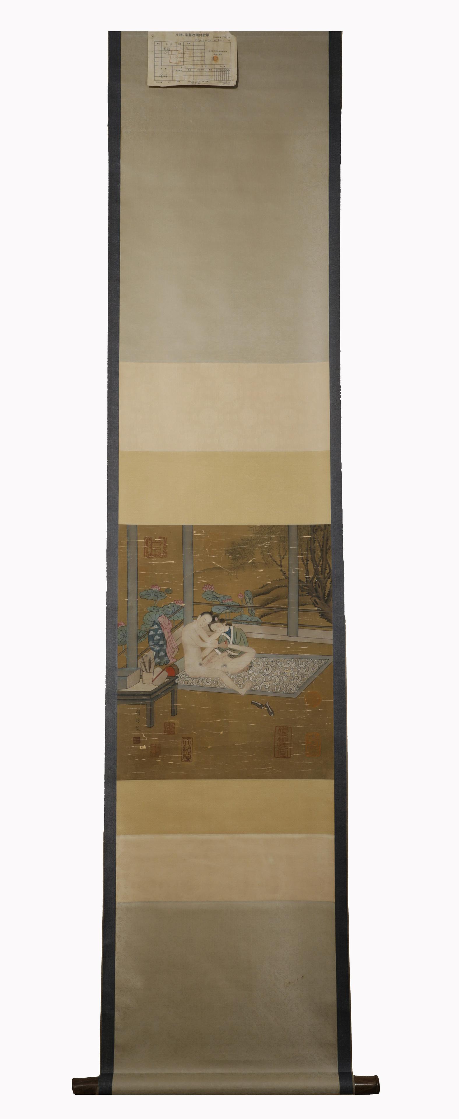 A Chinese Tang Dynasty Scroll Painting by Zhou Fang (1 of 6)