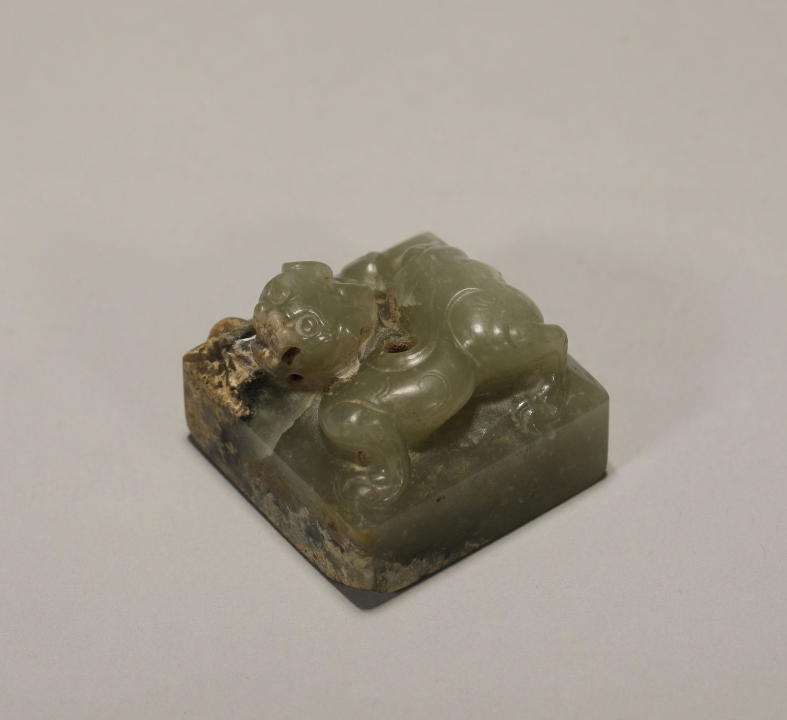 A Chinese Han Dynasty Jade Seal (1 of 6)