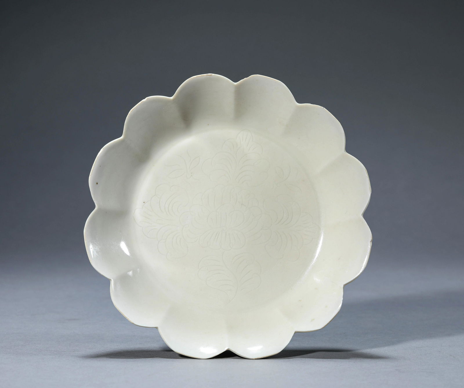 A Chinese Porcelain Ding-Type Floral Dish (1 of 6)