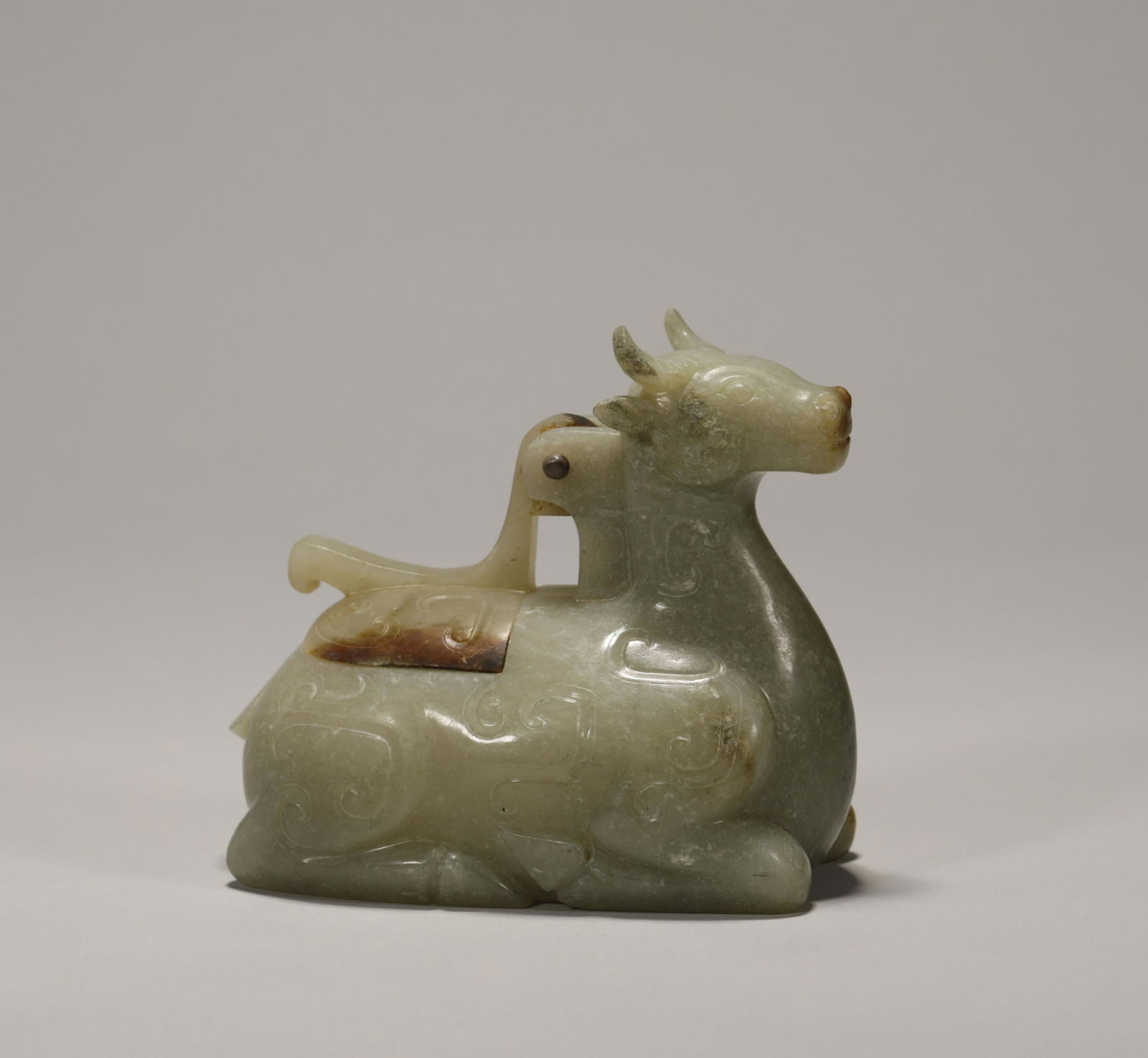 A Chinese Han Dynasty Jade Lamp (1 of 8)