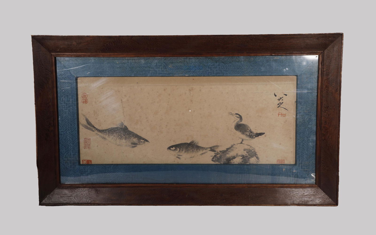 A Chinese Scroll Painting by Ba Da Shan Ren (1 of 7)