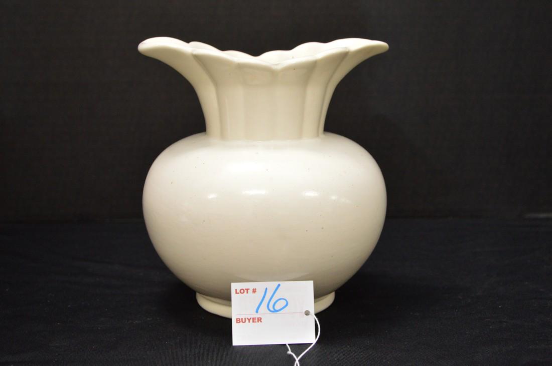 For Auction Redwing 773 Fluted Top Vase 7 In Hairline Crack