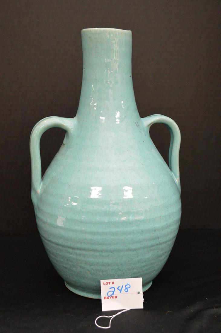 Rainbow Pottery NC Handmade, Double Handle Base for a (1 of 9)