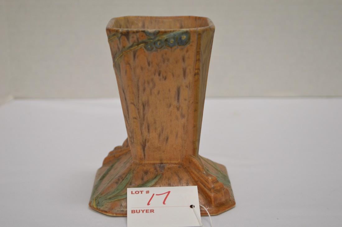 Unmarked Wincraft Vase, Design Squared, 5 x 4 in.: Unmarked Wincraft Vase, Design Squared, 5 x 4 in.