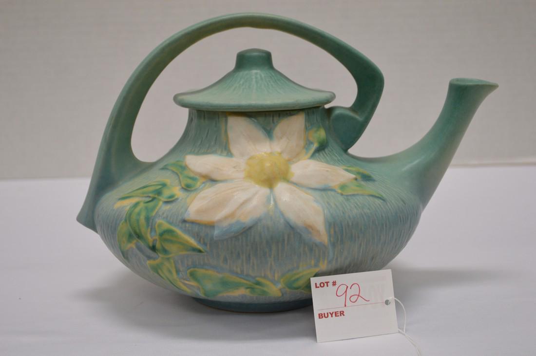 Roseville Clematis Tea Pot, #5 (1 of 9)