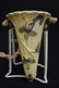 Unmarked Small Hanging Basket/ Wall Pocket w/ Leaf and - 2