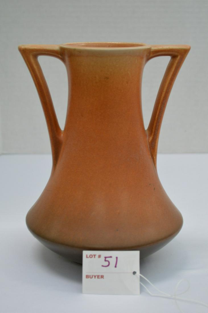 Roseville USA Double Handle Vase, #3-8" (1 of 7)