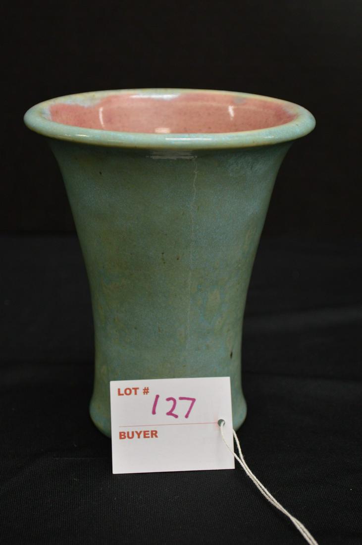 Pisgah Forest WR Stephen Pink Flared Vase, 1934, 6 in. (1 of 6)