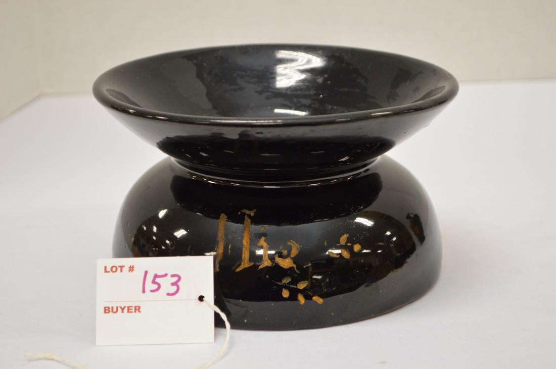 Weller Utility Mirror Black Spittoon/Cuspidor Redware (1 of 7)