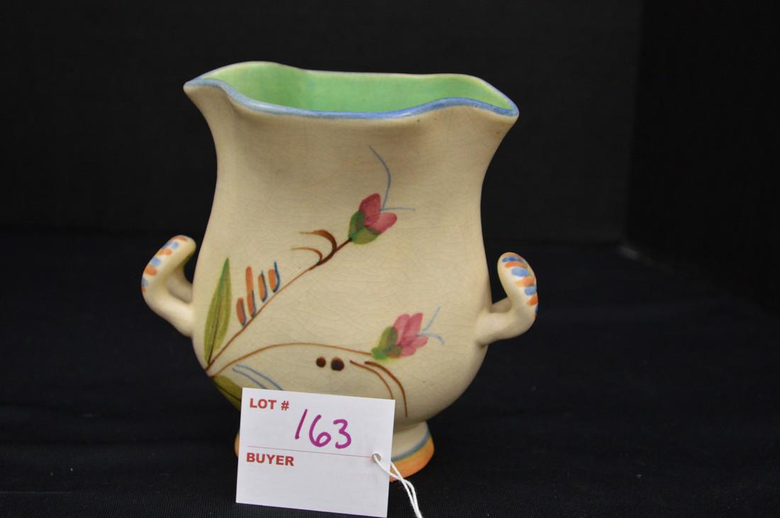 Weller Pottery, "Bonito" Vase w/ Pink Flowers and (1 of 6)