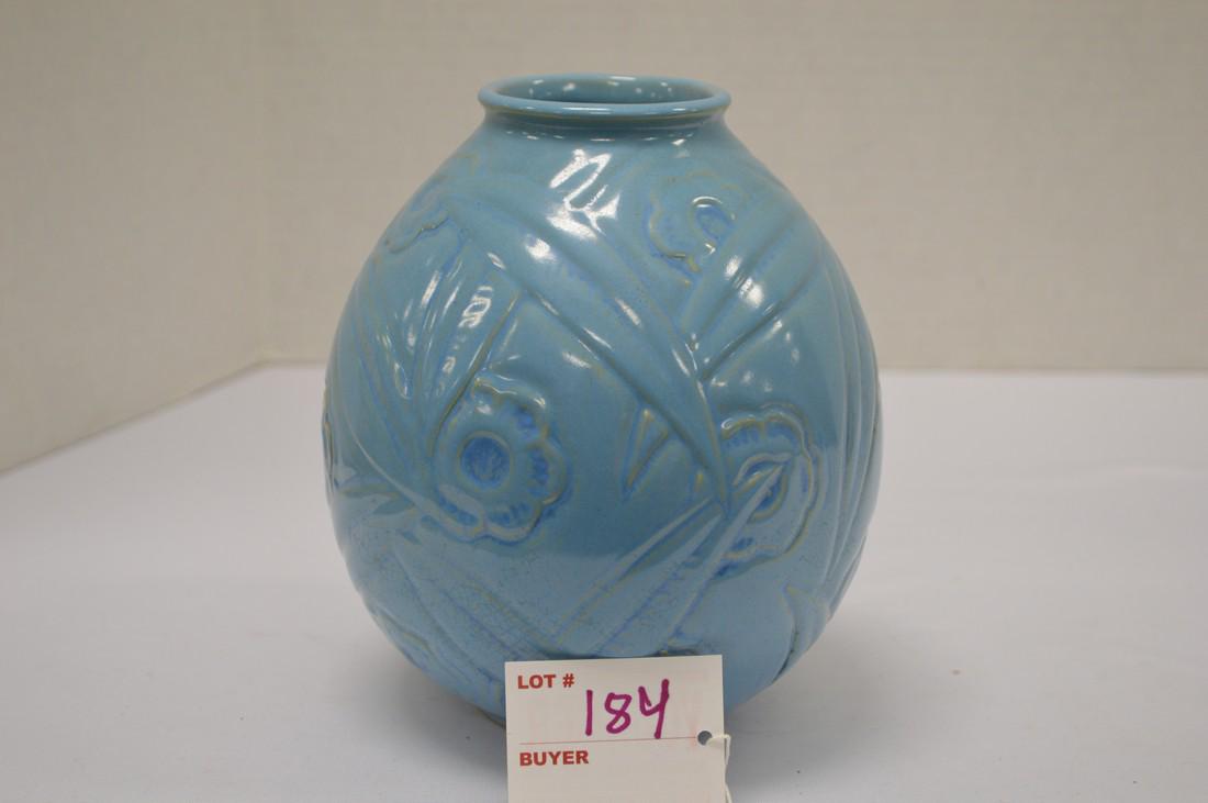 Weller Pottery "Paragon" Bulbous Vase, 6 in. (1 of 5)