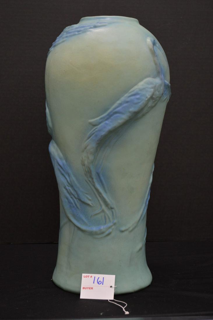 Van Briggle "Crane" iV 17" Floor Vase Glazing Burnish (1 of 9)