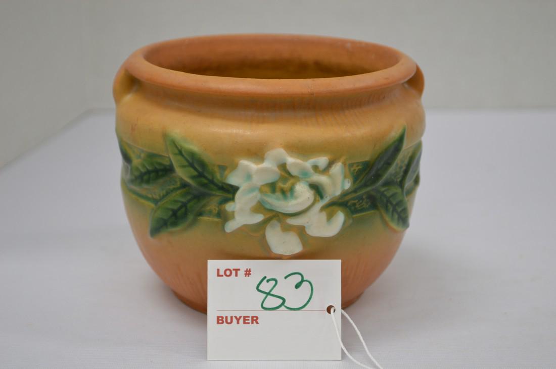 Roseville USA "Gardenia" Flower, #600-4", 4 1/2 x 5 in.: Roseville USA "Gardenia" Flower, #600-4", 4 1/2 x 5 in.
