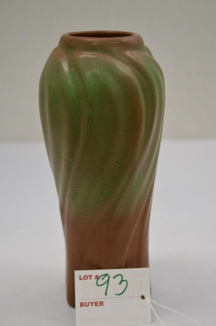 VanBriggle Brown and Green Twist Style Vase, 7 1/ in. - (1 of 6)