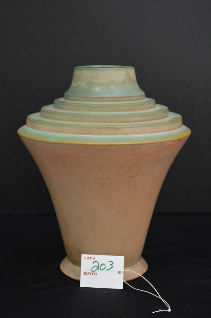 Roseville Lamp Base "Futura" Style 1924 , 10 x 8 in., (1 of 8)