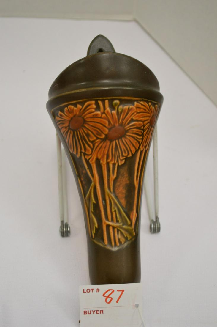 Roseville Rosecraft Panel, 1920,  9in Wallpocket (1 of 5)