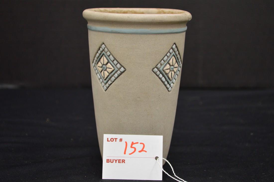 Unmarked Weller "Parian" 5 1/2 x4 Vase: Unmarked Weller "Parian" 5 1/2 x4 Vase