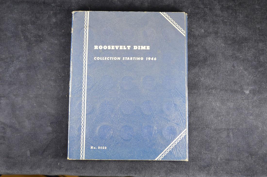 Whitman Album Roosevelt Dime 1946-1973 missing One Coin (1 of 3)