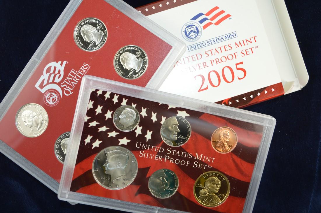 2005 United States Silver Proof Set, All original: 2005 United States Silver Proof Set, All original packaging