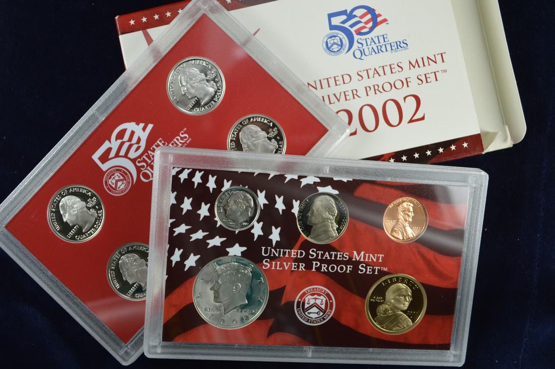 2002 United States Silver Proof Set, All original (1 of 3)