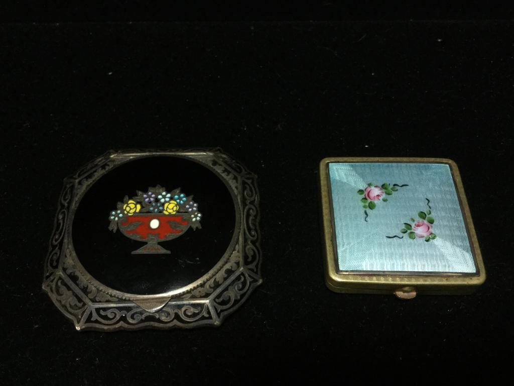 Vintage Sterling Compacts (1 of 5)