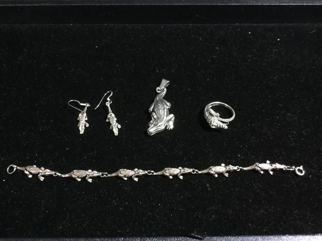 Sterling Alligator Jewelry (1 of 6)
