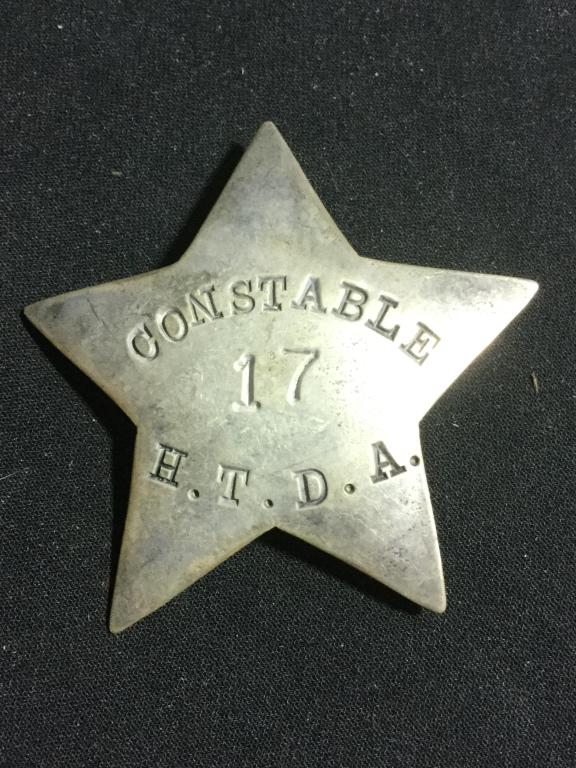 Constable Badge "Five Point Star" Sterling (1 of 2)