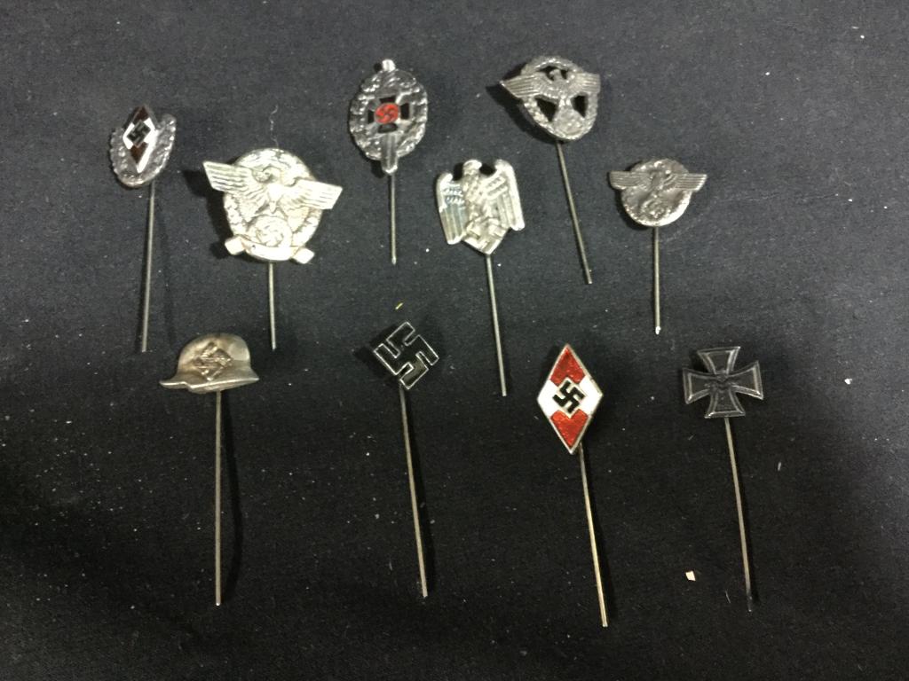 German Military Badge Stick Pins (1 of 2)