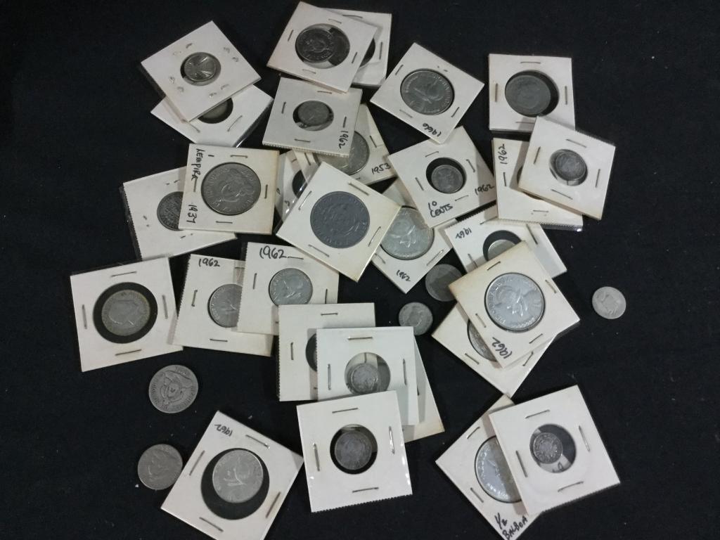 Foreign silver Coins (1 of 3)