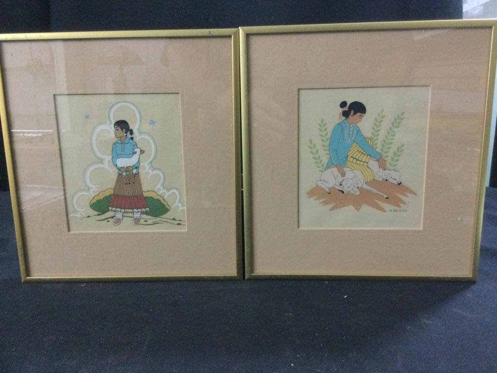 Navajo Silk Screen Pictures (1 of 5)