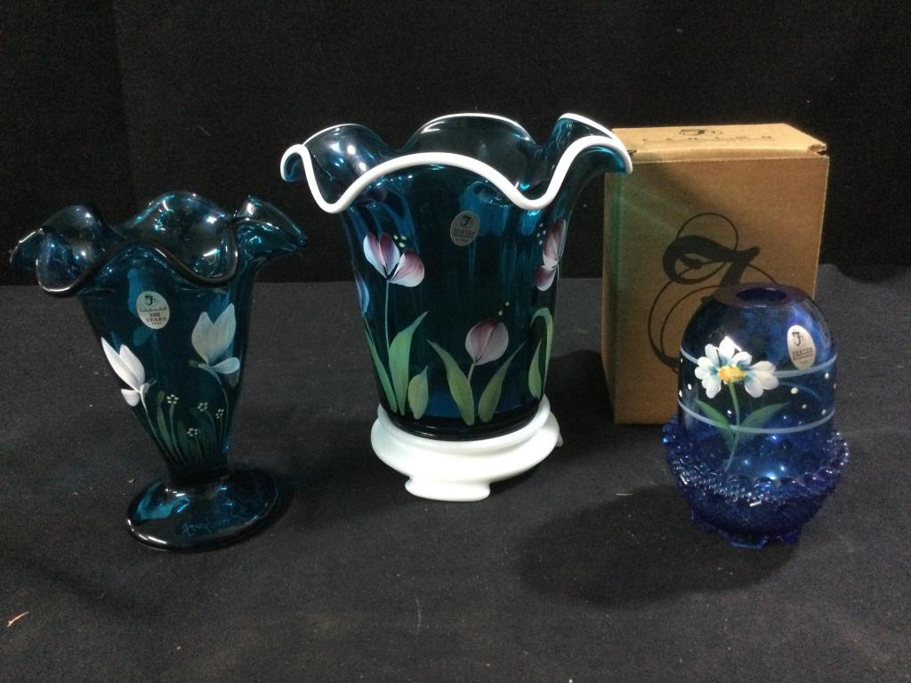 Fenton "Handpainted & Signed" (1 of 4)