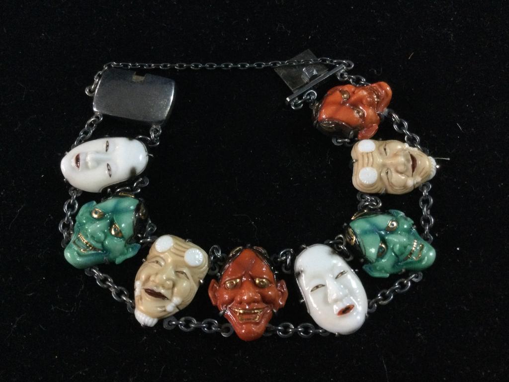 Sterling Asian God Bracelet (1 of 3)