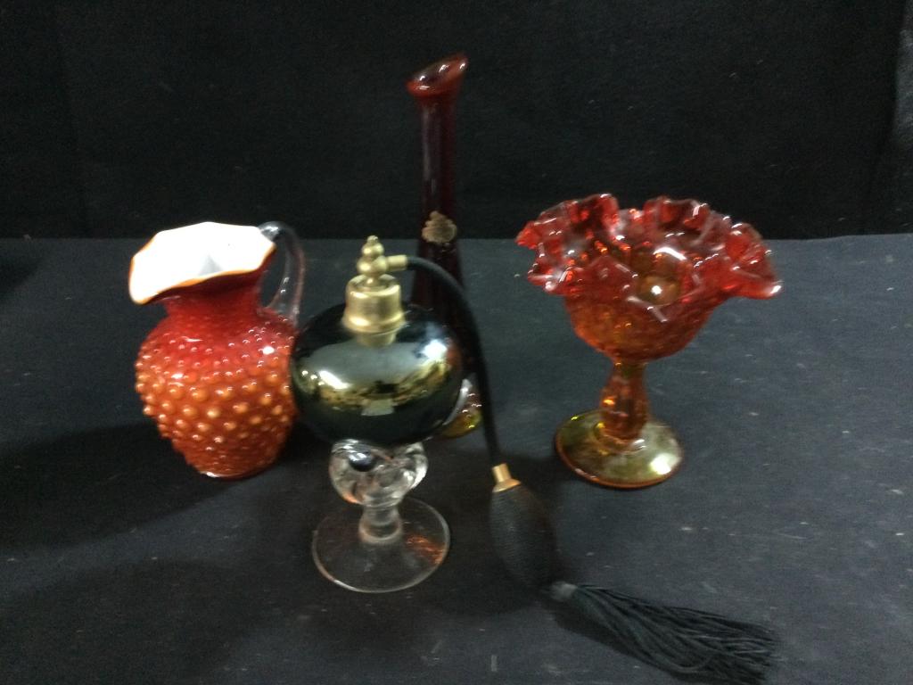 Fenton & Perfume Bottle (1 of 2)
