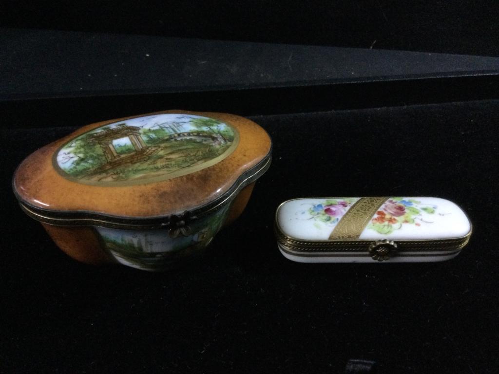 Limoge Trinket Boxes (1 of 8)