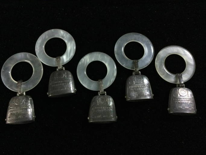 Antique Sterling Baby Rattles