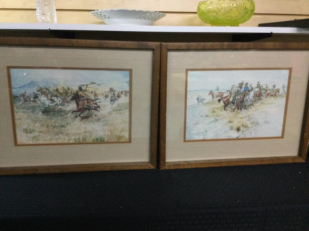 Vintage Prints Cowboys & Indians (1 of 5)