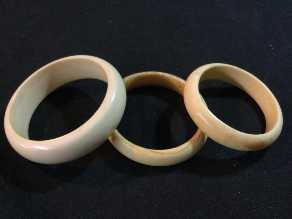 Ivory Bangle Bracelets (1 of 4)