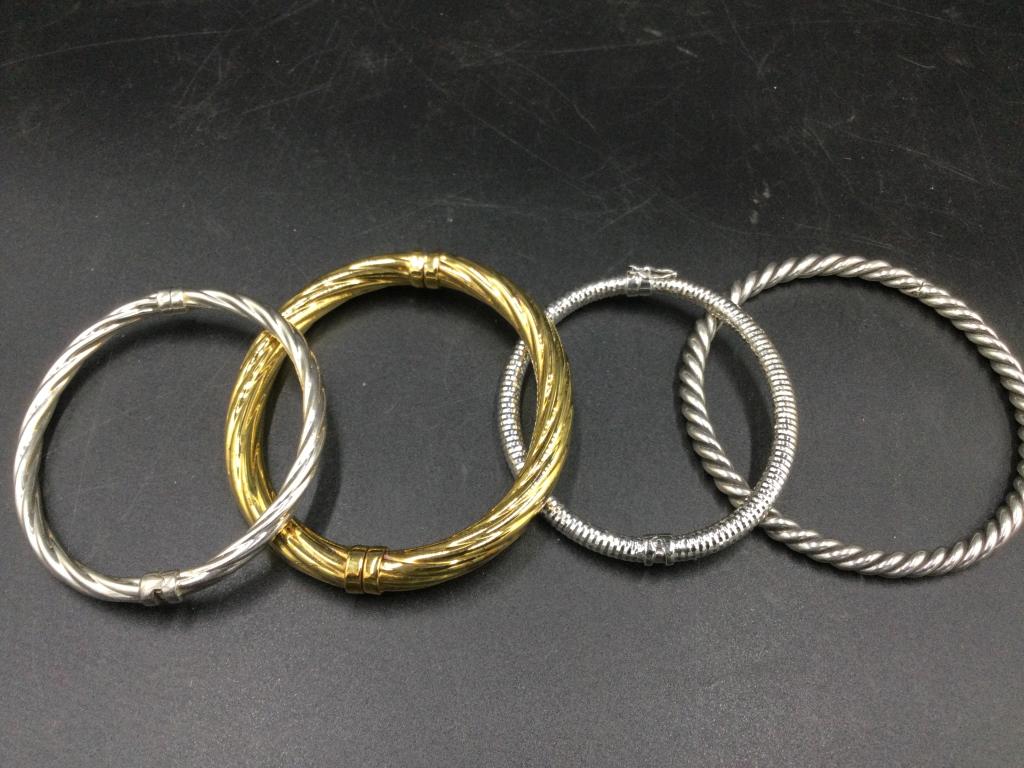 Sterling Bangle Bracelets (1 of 1)