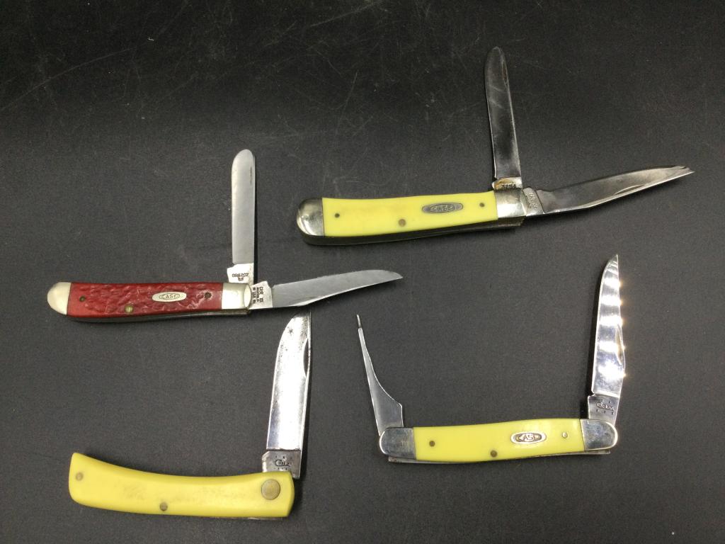 Vintage Buck Knives: Total of 4 knives in this lot. All are in good condition.