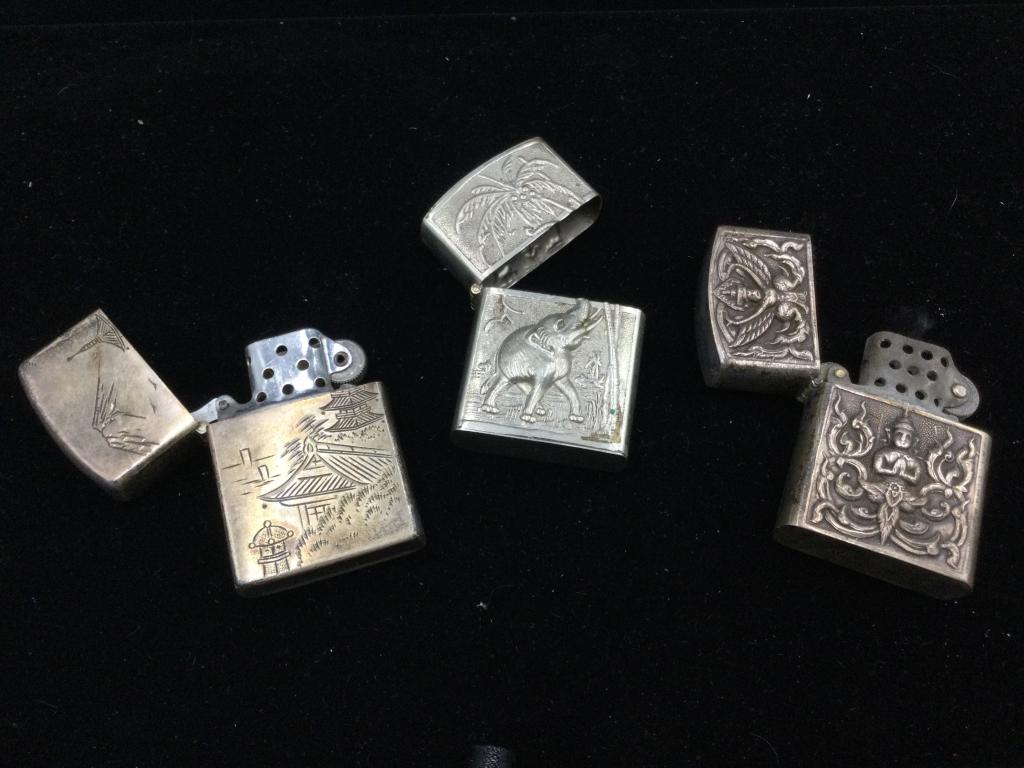Vintage Sterling Lighters (1 of 6)