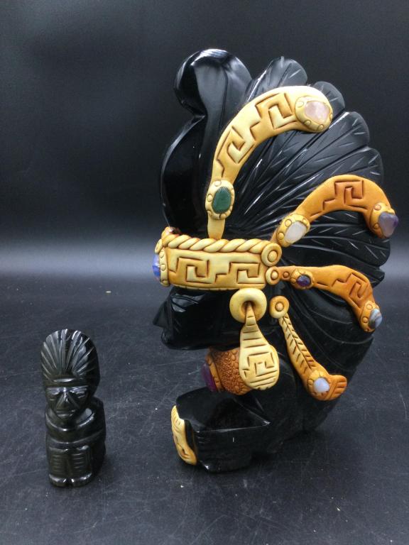 Carved Stone Statues (1 of 2)