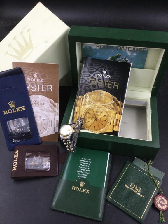 Womens Rolex Oyster Perpetual Date Just Watch (1 of 4)