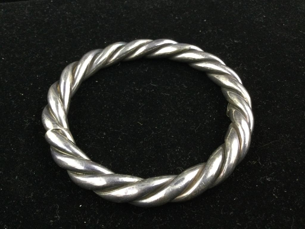 Heavy Silver Bracelet (1 of 2)