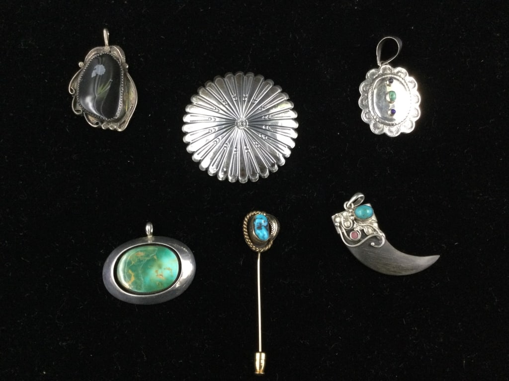 Sterling Native American Jewelry Auction