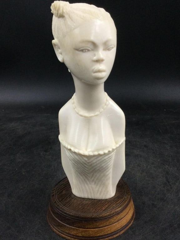 Carved African Statue (1 of 4)