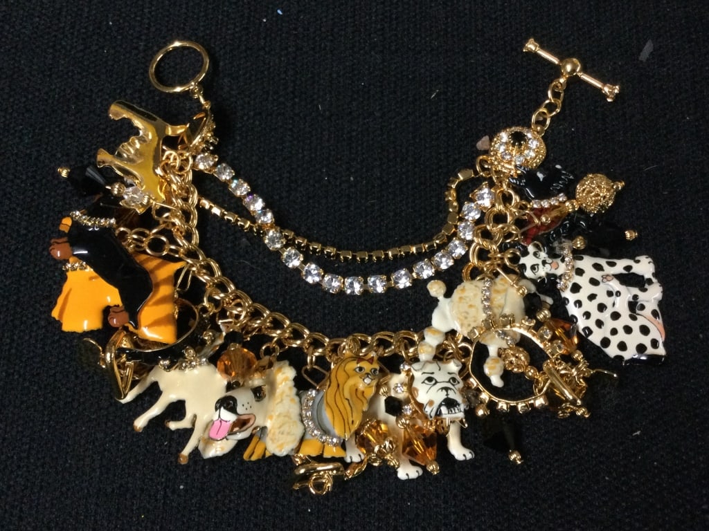 Lunch athe Ritz Dog Charm Bracelet (1 of 4)