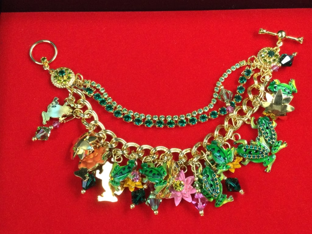 Lunch at the Ritz Frog Charm Bracelet (1 of 3)